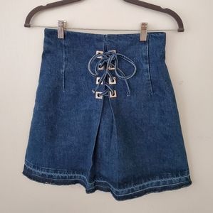 NWOT Sandro Eunice denim skirt